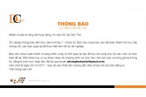 Thông báo về việc báo cáo đề tài tốt nghiệp các khóa.